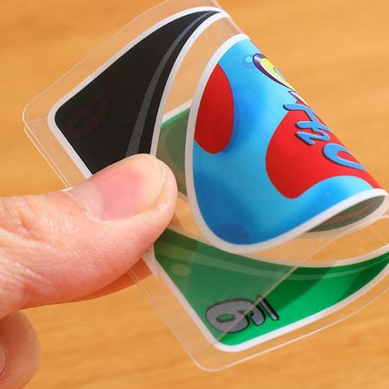 Cartas uno plastico online