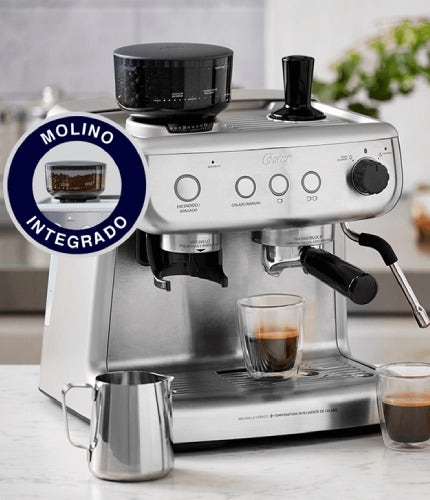 Maquina Para Expreso Capuchino Molino Incorporado Oster Brew
