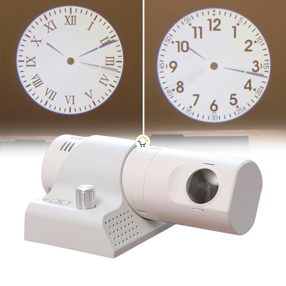 Reloj proyector pared best sale