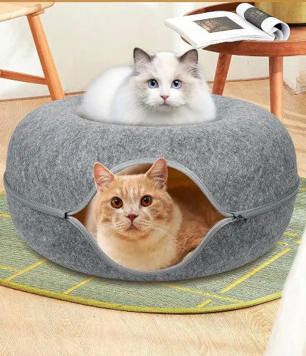 Cama Dona Para Gatos, Gris 